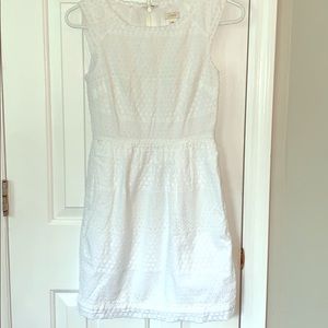 White eyelet dress